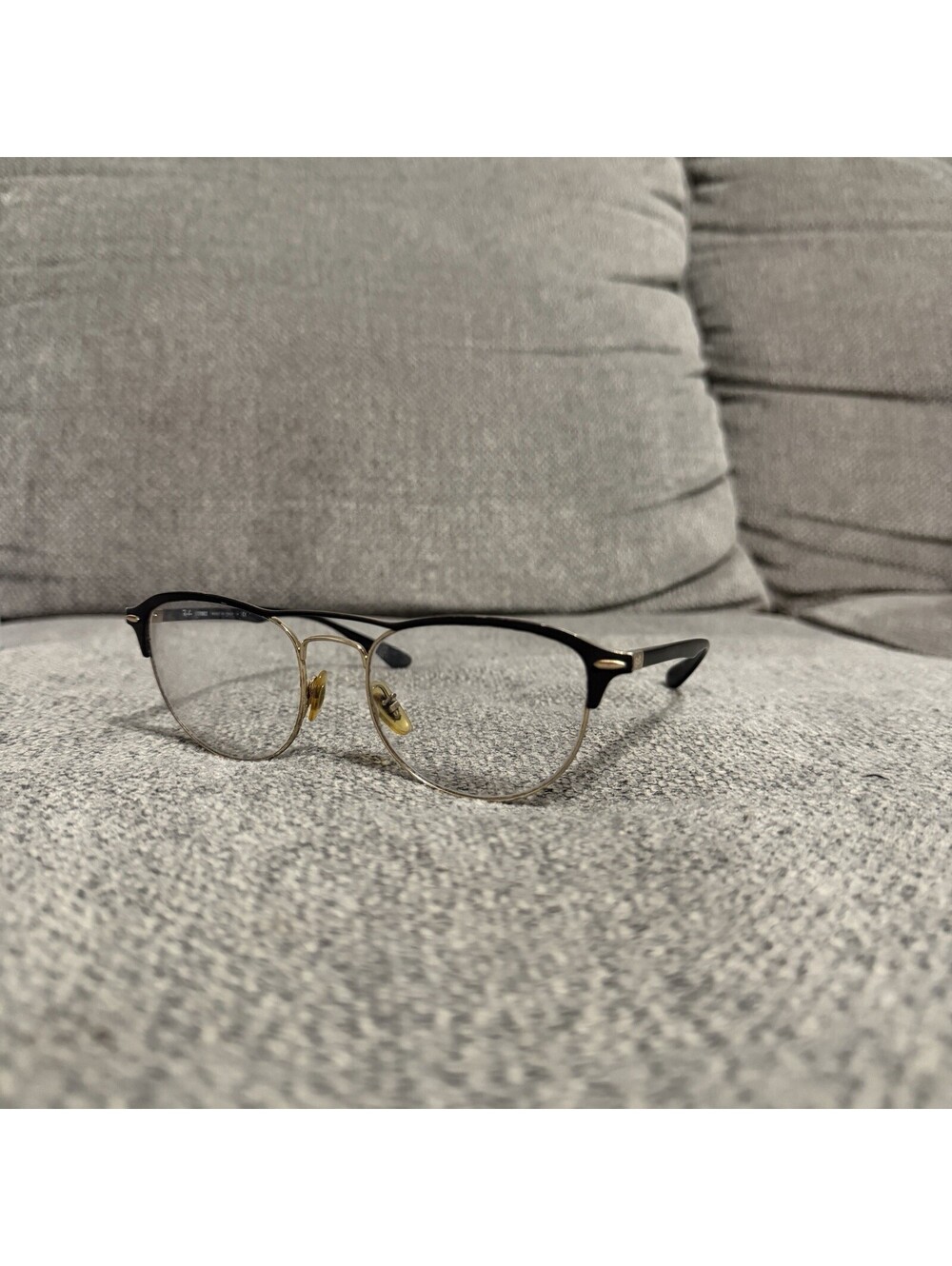 Ray Ban RB3596V 2994 Liteforce Gold/Black Square Eyeglasses